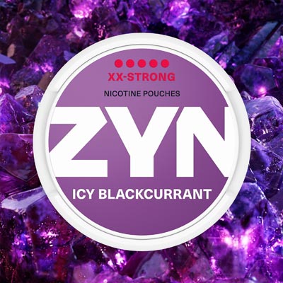 Icy Blackcurrant Flavoured Nicotine Pouch